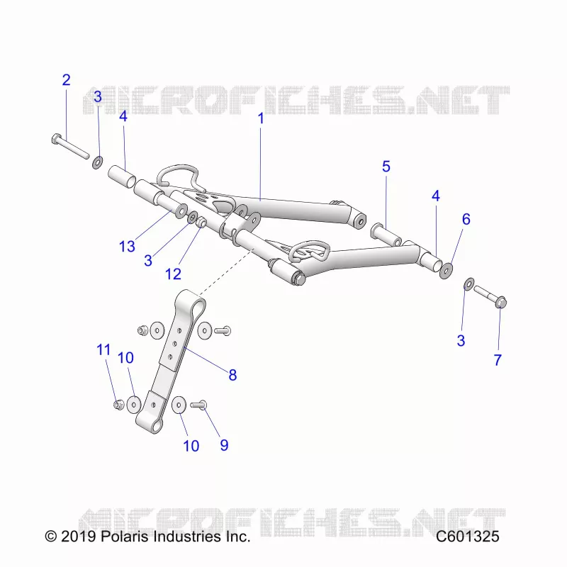 SUSPENSION, FRONT TORQUE ARM