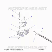 ENGINE, THROTTLE ASM.