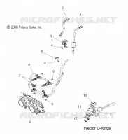 FUEL SYSTEM, RAIL, LINES AND THROTTLE  BODY