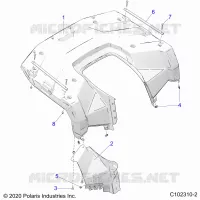 REAR BODYWORK CAB