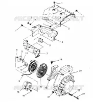 BLOWER HOUSING   RECOIL ASSEMBLY LITE GT 0953133 AND  EUROPEAN LITE GT E953 (4928922892C011)