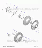 DRIVE TRAIN, CLUTCH, SECONDARY