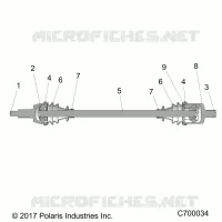 DRIVE TRAIN, FRONT HALF SHAFT