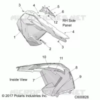 SIDE PANELS, RH