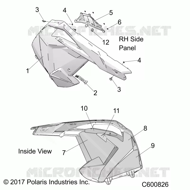 SIDE PANELS, RH