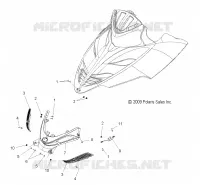 HOOD, FRONT HINGE ASM.