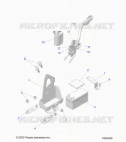ELECTRICAL, BATTERY, MANUAL START POWER UP COMPONENTS