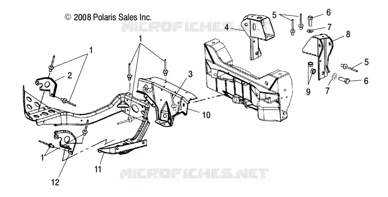 CHASSIS, SHOCK TOWERS AND PAN BRACE
