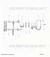 BRAKES, REAR CALIPER