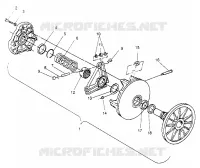 DRIVE CLUTCH ASSEMBLY WIDETRAK LX 0952064 AND  EUROPEAN WIDETRAK LX E952064 (4928942894C001)
