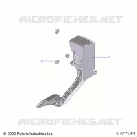 ENGINE, THROTTLE PEDAL