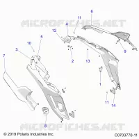 REAR BODYWORK FENDERS