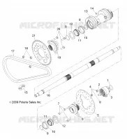 DRIVE TRAIN, REAR AXLE   HOUSING