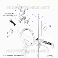ENGINE, THROTTLE CONTROL ASM.