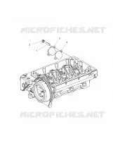 ENGINE, FUEL PUMP FITTING COVER