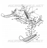 FRONT SUSPENSION AND SKI 650 (4921312131013A)