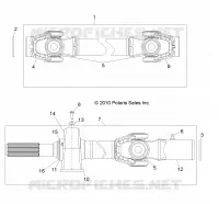 DRIVE TRAIN, FRONT PROP SHAFT