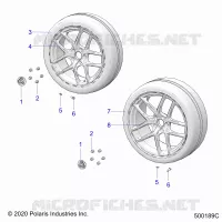 WHEELS, FRONT AND REAR (S/SP MODELS)