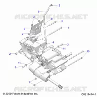 DRIVE TRAIN, MAIN GEARCASE MOUNTING