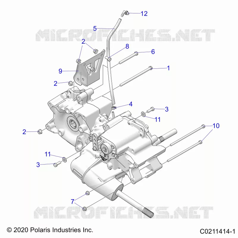 DRIVE TRAIN, MAIN GEARCASE MOUNTING