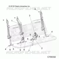 SEAT BELT AND MOUNTING