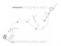 CALIPER BRAKE LINE, REAR, RH