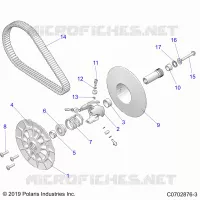 DRIVE TRAIN, SECONDARY CLUTCH