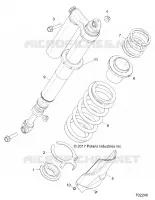 REAR SUSPENSION SHOCK MOUNTING