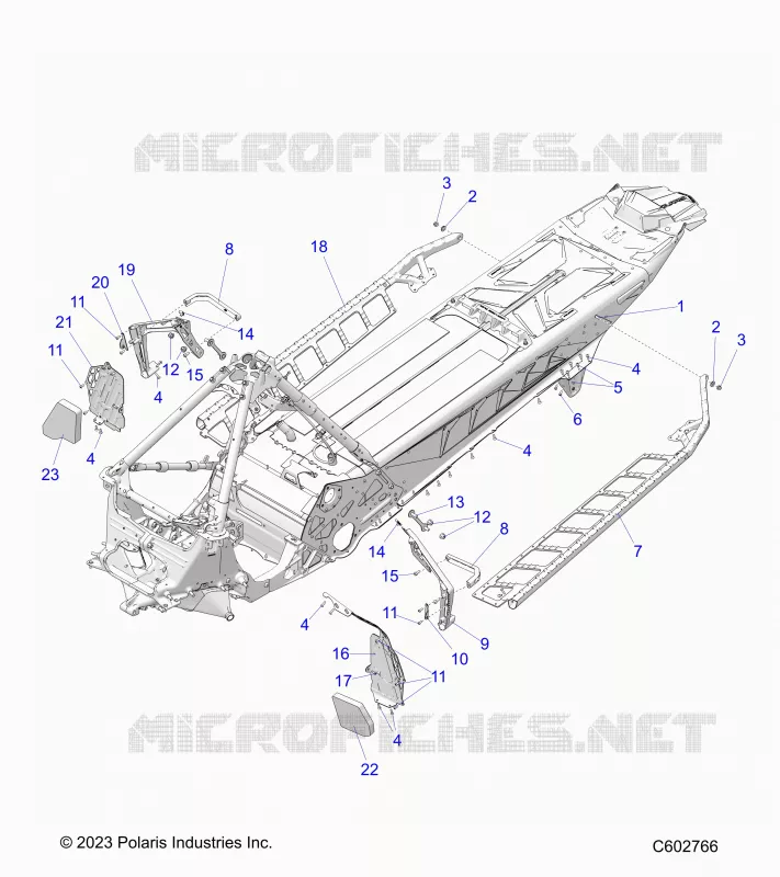 CHASSIS, FOOTRESTS, AND RUNNING BOARDS