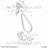 DRIVE TRAIN, CHAIN GUARD