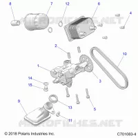 OIL PUMP AND OIL COOLER