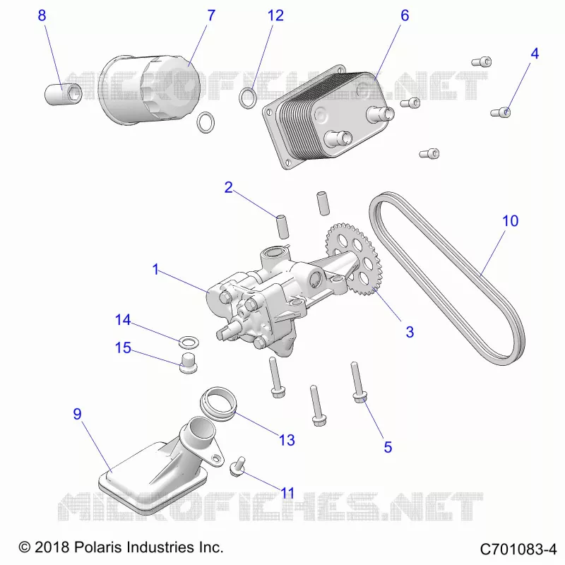 OIL PUMP AND OIL COOLER