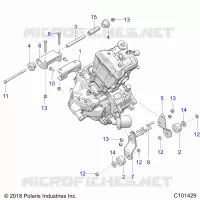 ENGINE, MOUNTING
