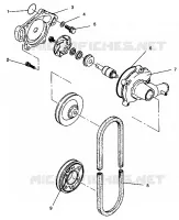 WATER PUMP 600 XCR 0941667 (4927092709035A)