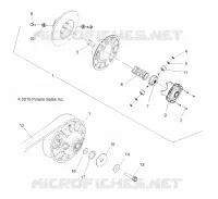 DRIVE TRAIN, SECONDARY CLUTCH