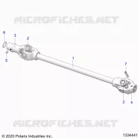 DRIVE TRAIN, FRONT PROP SHAFT