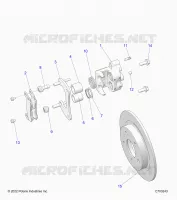 BRAKES, REAR CALIPER