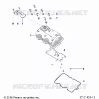 ENGINE, VALVE COVER