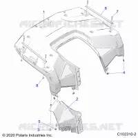 REAR BODYWORK CAB