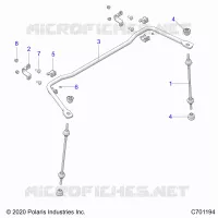 SUSPENSION, REAR STABILIZER BAR