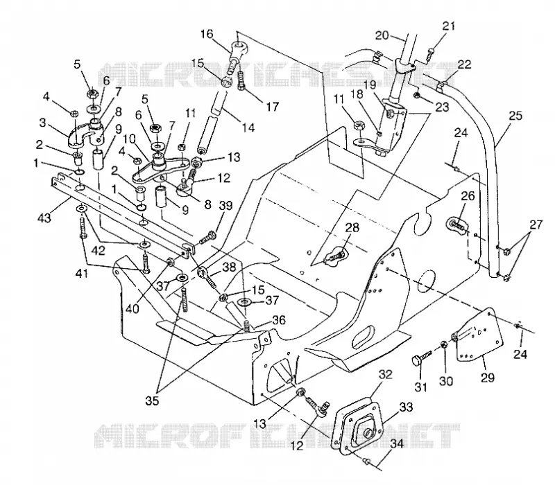 STEERING 700 RMK 0970966, 700 SKS 0970566 AND EUROPEAN 700 SKS E970566 (4938573857B005)