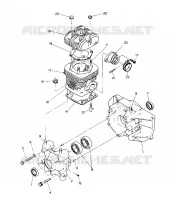 CRANKCASE AND CYLINDER STAR LITE (4919311931023A)