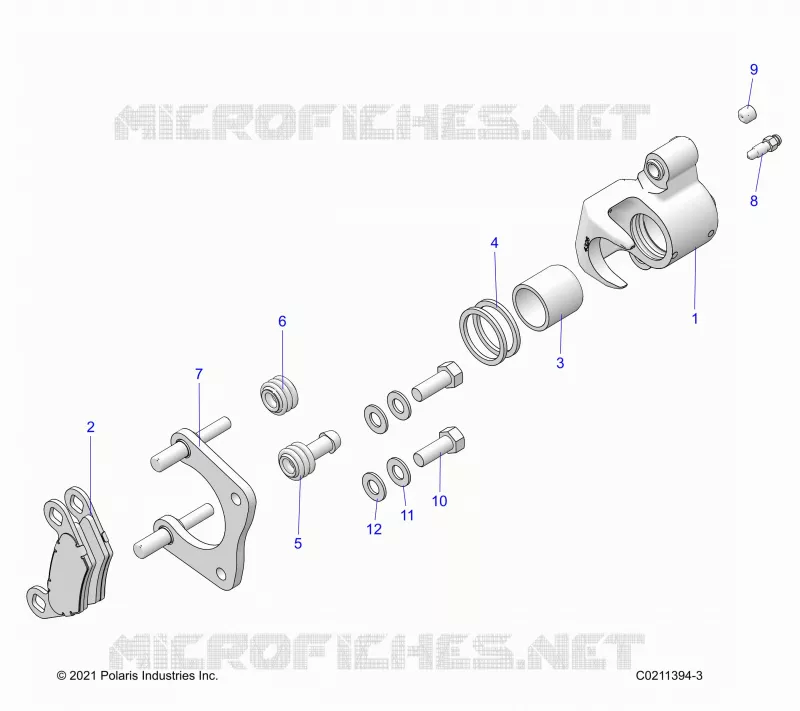 BRAKES, REAR CALIPER