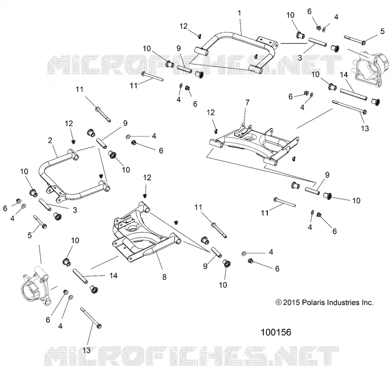REAR SUSPENSION CONTROL ARMS