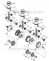CRANKSHAFT   PISTON SLT 780 B974588 (4941174117C003)