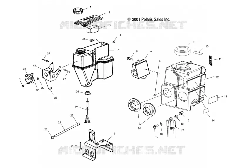 OIL TANK/AIR BOX