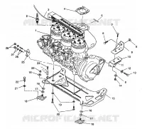 ENGINE MOUNTING SL 650 B944058 (4926992699011A)