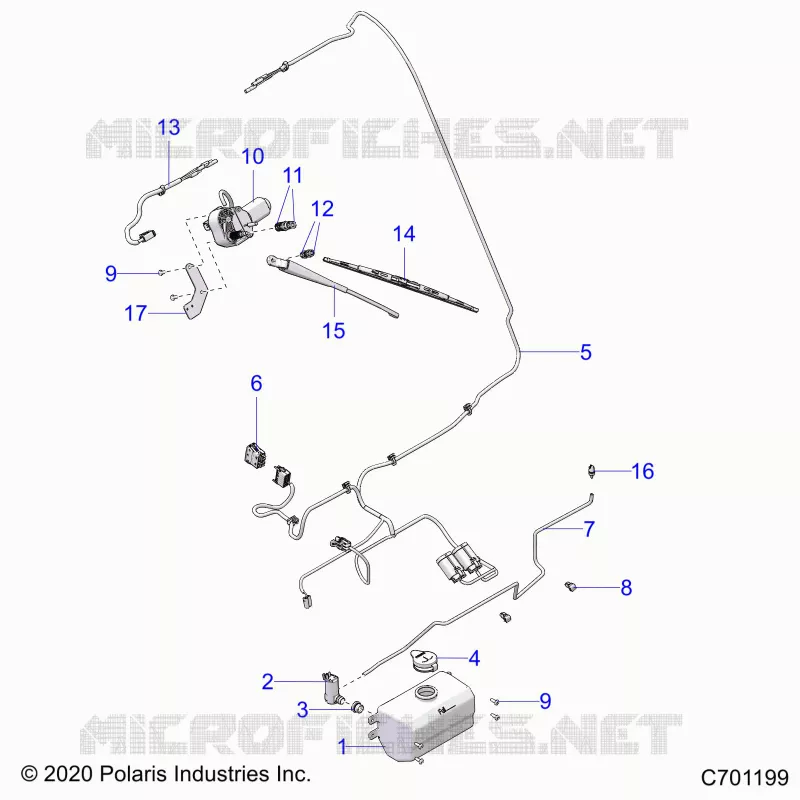 BODY, WATER BOTTLE PUMP ASM AND WIPER KIT