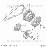DRIVE TRAIN, PRIMARY CLUTCH