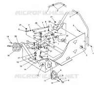 STEERING ASSEMBLY 500 EFI / 0930674 AND  500 EFI SKS / 0930574 (4922962296015A)